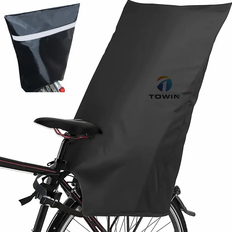 Regenhoes Voor Kinderen Fietsstoeltje, Universele Waterdichte Cover Voor Kinderen, Fiets Rear Seat, makkelijk Te Bevestigen En Winkel