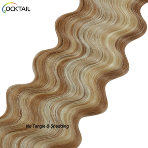 100% Kanekalon Futura Sợi Cơ Thể Sóng Bện Tóc, Ngọn Lửa Chống Cháy Nhiệt Cơ Thể Sóng Bện Phần Mở Rộng Tóc - Product Image 2