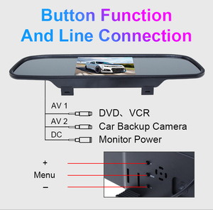 4.3 <span class=keywords><strong>Inch</strong></span> Xem Xe Phía Sau Gương Màn Hình Với 4.3 <span class=keywords><strong>Inch</strong></span> <span class=keywords><strong>TFT</strong></span> LCD Màn Hình Tự Động Car <span class=keywords><strong>Monitor</strong></span> Xếp Hiển Thị - Product Image 6