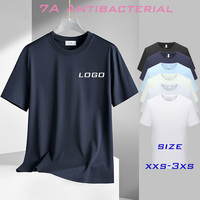T-shirt Unisexe en Nylon à Séchage Rapide, Protection UV UPF50+, Antibactérien 7A, Coupe Classique, Logo Personnalisé Disponible, Vente en Gros