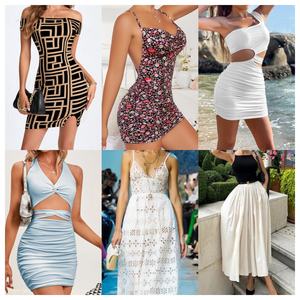 Vestido de cóctel de gama alta Vintage para mujer sexy de <span class=keywords><strong>segunda</strong></span> <span class=keywords><strong>mano</strong></span> a bajo precio, nuevo estilo, mixto y combinado, gran oferta - Product Image 1