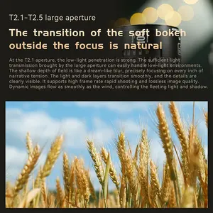 Objectif cinéma 7artisans <span class=keywords><strong>16mm</strong></span>/24mm/35mm/50mm/85mm/105mm/135mm T 2.1-2.5 Série Infinity - Product Image 4