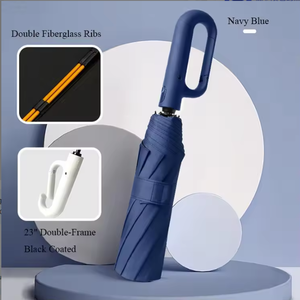 IStapromo Gifts Automatic Folding <b>Umbrella</b> <b>Windproof</b> Travel Parasol Compact Canopy Business Gift Rainy Day Canopy - Product Image 5