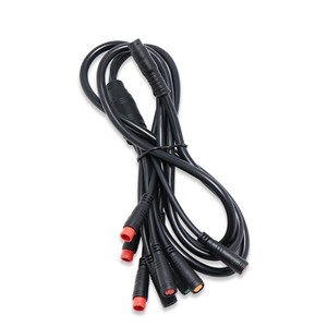 M8 Multi-Connector <b>Waterproof</b> <b>Cable</b> Male Female 2 3 4 5 6 Way For Outdoor Lighting Engineering Wiring - Product Image 2