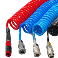 Tuyau d'air flexible en PU, tuyau pneumatique compatible avec la plupart des compresseurs d'air, matériau PU durable pour une longue durée de vie