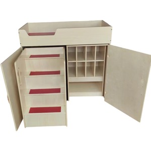Vente en gros de meubles en <span class=keywords><strong>bois</strong></span> personnalisés pour salle de classe de maternelle populaires Armoires complètes - Product Image 1