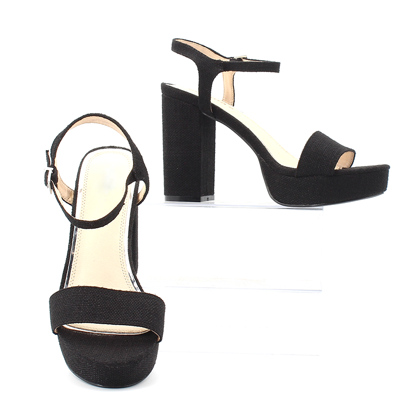 Block Heel Platform Sandals Heel 