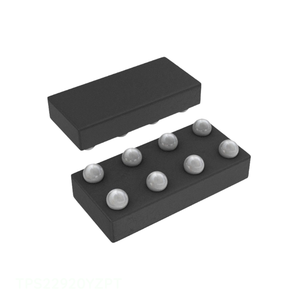 8 XFBGA, DSBGA TPS22920YZPT Distribuidor Autorizado Circuito Integrado IC Gestión de Energía (PMIC) IC PWR SWITCH N CHAN 8DSBGA - Product Image 1
