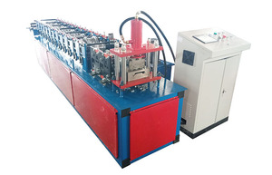 Sản xuất con lăn màn trập cửa hướng dẫn đường sắt theo dõi cuộn tạo thành máy màn trập khung cửa cuộn tạo thành máy - Product Image 2