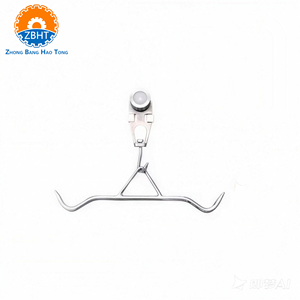 Gancho de colgar carcasas de alta resistencia y gran capacidad de carga, de doble riel con polea, para carne, ovejas y cabras, herramienta para línea de matanza en mataderos - Product Image 6