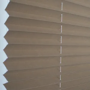Low Price Wholesale Simple Pleated Blinds Blackout Window Curtain Temporary Plisse Blinds