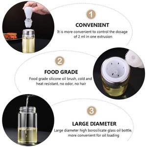 Silicone BBQ Oil Brush with Eco-Friendly Design for Oil and Vinegar Dispensing and Basting - Product Image 4