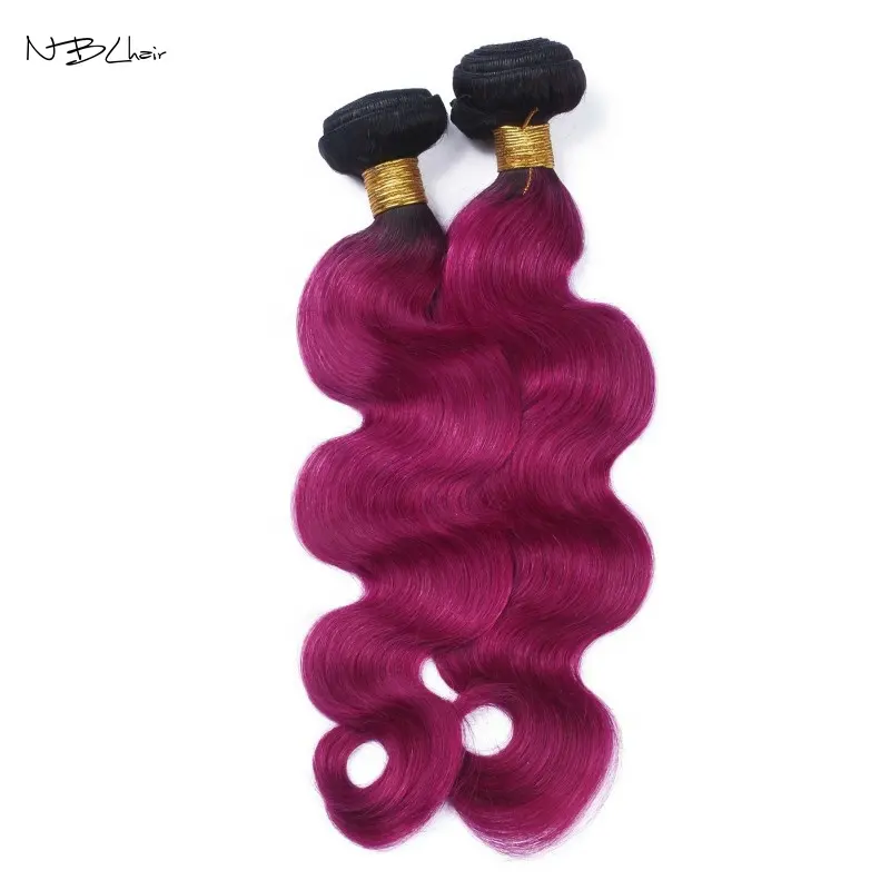 New arrivals high quality color virgin hair vendor purple blonde color body wave virgin brazilian human hair bundles free sample