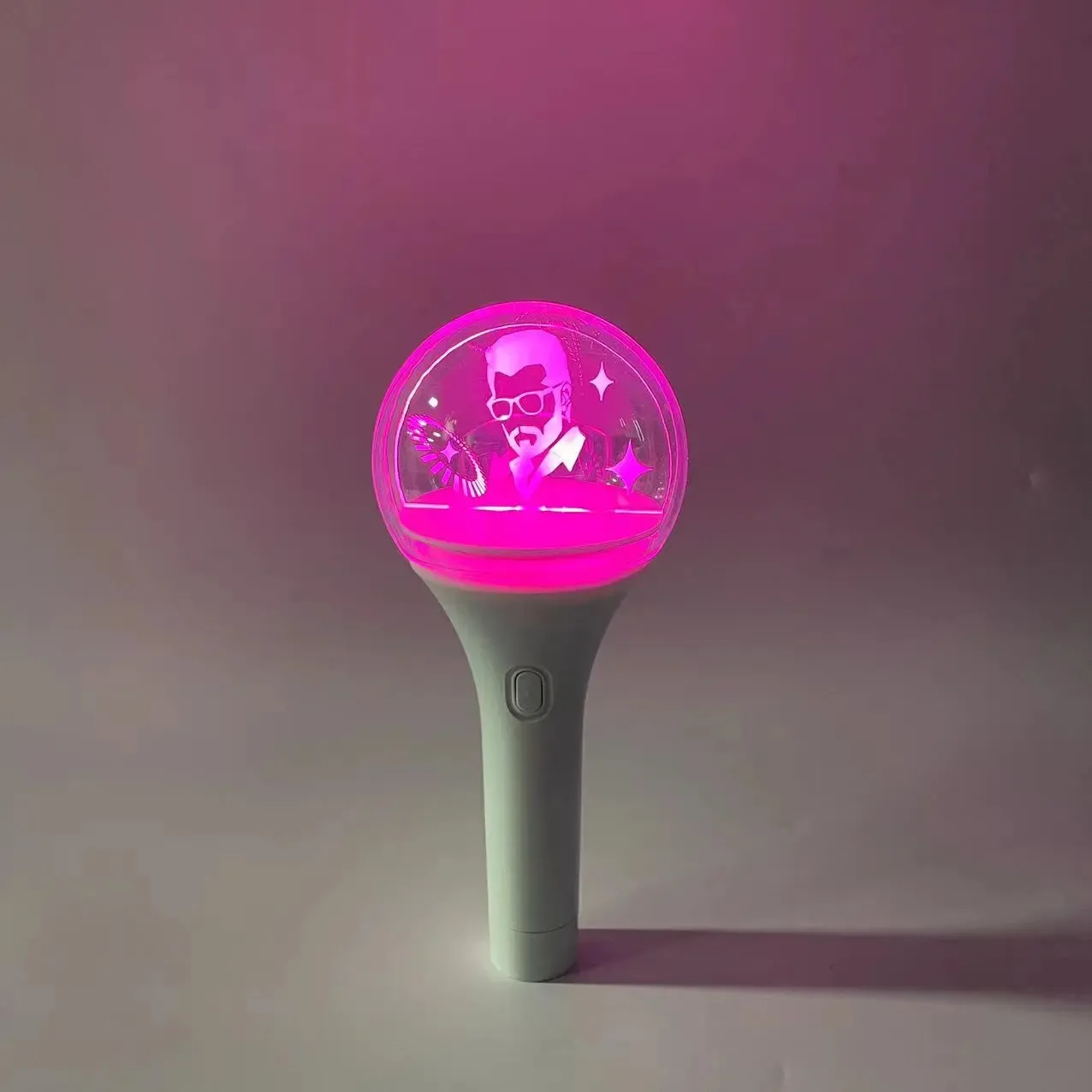 Korea Japan k-pop light stick 15colors changing 3D rotation DMX512 remote control light stick for concert
