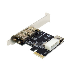 Carte de capture <span class=keywords><strong>FireWire</strong></span> <span class=keywords><strong>PCIe</strong></span> X1 VT6315 IEEE1394A 3+1 en stock - Product Image 4