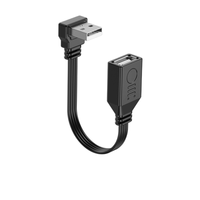 Cable DE DATOS USB de codo en ángulo doble de perfil bajo Cable plano Delgado FPV FPC Cable FPV FPC Ribbon Cable USB