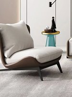 Fauteuil scandinave rétro nordique en métal avec mécanisme inclinable pour salon, utilisation intérieure et extérieure