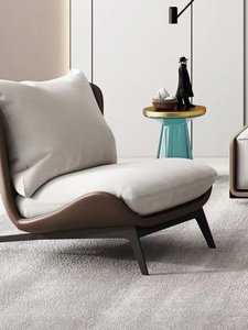 <span class=keywords><strong>Fauteuil</strong></span> <span class=keywords><strong>scandinave</strong></span> rétro nordique en métal avec mécanisme inclinable pour une utilisation intérieure et extérieure - Product Image 1