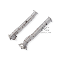 Tuyau d'échappement sport haute performance pour Audi RS6 RS7 S6 S7 4.0T en acier inoxydable T304, collecteur direct, amélioration de puissance pour la course