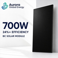 Panneau solaire N-Type 700W à faible LID, ultra faible atténuation, homologué TUV, garantie qualité produit 12 ans
