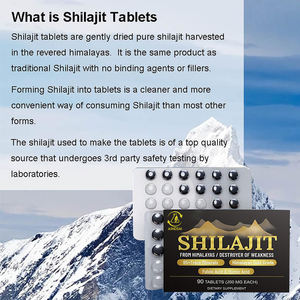 Comprimés de Shilajit, de mousse de mer et de maca les plus compétitifs, comprimés de Shilajit pur de l'Himalaya, soutien du métabolisme et de la santé immunitaire, comprimés de Shilajit - Product Image 3