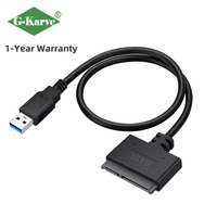 Nuevo Adaptador de Disco Duro G-karve USB3.0 SATA a USB3.0 de 2.5 Pulgadas con Conductor de Núcleo de Cobre y Revestimiento de PVC - Longitud Personalizable