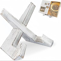 Support de rangement en bois durable pour recettes, menu de cuisine, présentoir de lecture pour bureau et maison