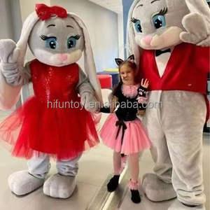 Funtoys oso <span class=keywords><strong>de</strong></span> peluche pareja mascota disfraz conejo personalizado cumpleaños bodas Navidad comercial Día <span class=keywords><strong>de</strong></span> San Valentín para adultos - Product Image 4