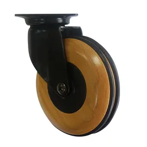 Best Price Modern Fashion Safety Industrial Tables Wood Furniture Legs Casters Wooden Wheels