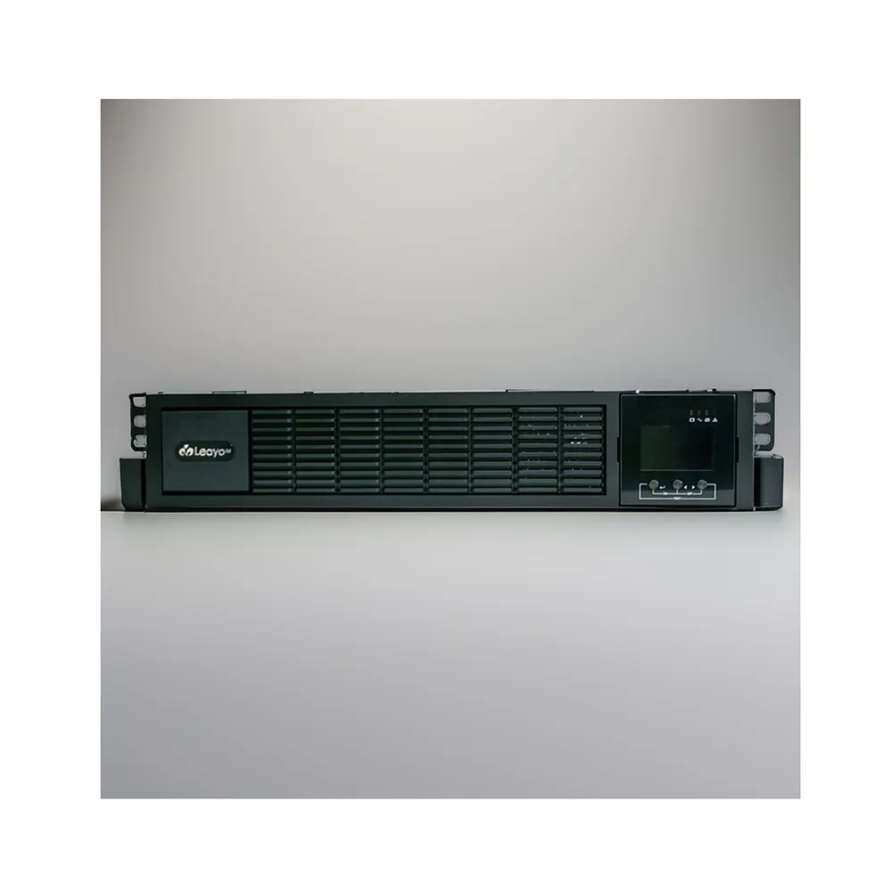 Leayo 1000va Factory direct sales 1kVA/1kW High frequency online rack-mounted UPS ups for router,ups backup power