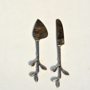 Juego de Cuchillos para Queso de Acero Inoxidable Plateado de Alta Calidad para Cocina Doméstica, Hoteles y Eventos, con Mango de Diseño - Product Image 1