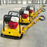 Compacteur à plaque vibrante réversible à essence, bidirectionnel, pour sol et asphalte, machine de compactage routier CE 4kW haute performance, fourni par l'usine