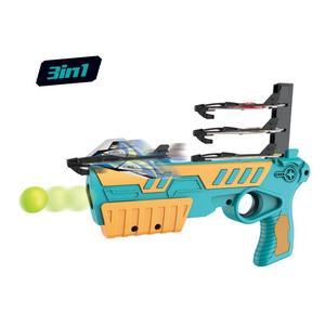 Nuevo Lanzador de Aviones de Juguete con Planeador de Espuma, Lanzamiento Continuo de Bolas de <span class=keywords><strong>Ping</strong></span> <span class=keywords><strong>Pong</strong></span>, Avión de Espuma 3 en 1 - Product Image 1
