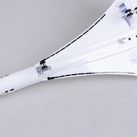 Modèle d'avion en résine à l'échelle 1/125, 50 cm, Concorde d'Air France, avion supersonique avec trains d'atterrissage
