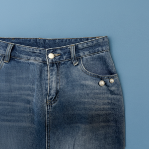 Vestiti di perle bianche riparazione spilla spilla riparazione vita per pantaloni-accessorio di abbigliamento elegante - Product Image 1