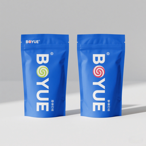 Mẫu miễn phí không thấm nước Mylar Túi tái sử dụng <span class=keywords><strong>Ziplock</strong></span> đứng lên túi cho trái cây sấy khô Cookie Sôcôla bao bì - Product Image 2