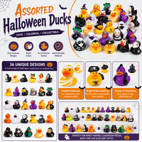 Canard en caoutchouc d'Halloween, petite taille, déguisement de canard, jouet aquatique, cadeau de fête, décoration de salle de bain, cadeau de festival, plusieurs styles de personnages