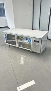 Réfrigérateur de cuisine multifonction en acier inoxydable avec plateforme de réfrigération intégrée - Product Image 6