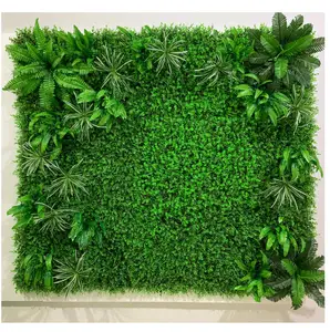 Pannello di foglie di siepe artificiale finta edera pannello parete parete artificiale pianta artificiale
