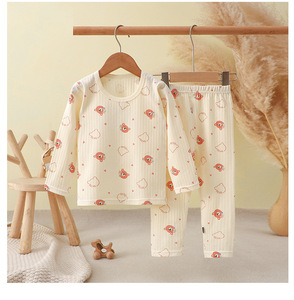 Ensembles de vêtements pour garçons, vêtements pour enfants, décontractés, tissés, unis, 100% coton, shorts, pyjamas, vêtements de nuit - Product Image 6