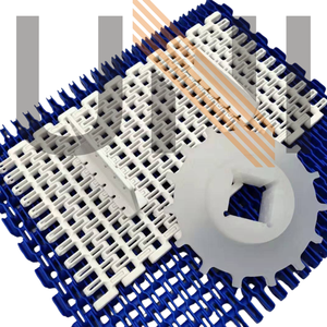 สายพานโมดูลาร์เกรดอาหาร PP/POM คุณภาพสูง ยี่ห้อ Uni SNB M2 - Product Image 5