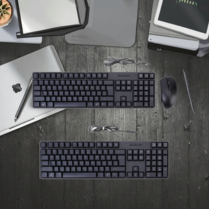 Tasto 104 cablato per tastiera <span class=keywords><strong>Mouse</strong></span> da gioco per PC Combo interfaccia USB supporta spagnolo arabo francese tedesco Thai portoghese russo italiano - Product Image 6