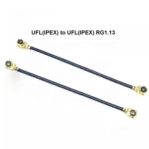 Factory Price RG1.13 Cable IPEX Connector To IPEX/Welding RF1.13 Coaxial Jumper Cable Antenna Pigtail Cable 1.13mm