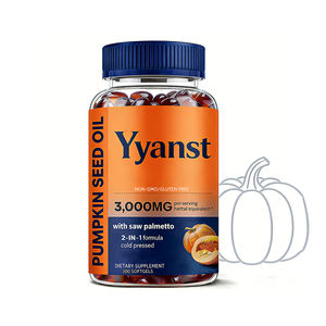 Cápsulas Blandas 2 en 1 de Aceite de Saw Palmetto y Semillas de Calabaza de Alta Calidad, Apoyo para la Salud de la Próstata y el Cabello - Product Image 1