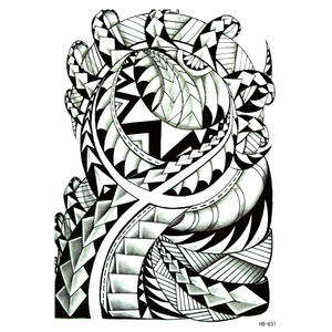 Tatuajes Temporales <span class=keywords><strong>de</strong></span> <span class=keywords><strong>Brazo</strong></span> al por Mayor, Arte Floral <span class=keywords><strong>Tribal</strong></span>, Tatuaje <span class=keywords><strong>de</strong></span> Mano Impermeable, <span class=keywords><strong>Tribal</strong></span> - Product Image 5