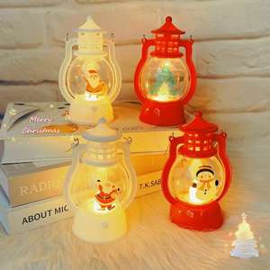 Mini rétro électronique bougie cheval <span class=keywords><strong>lampe</strong></span> noël <span class=keywords><strong>tempête</strong></span> lanterne fête ornement décoration de la maison cadeau lumière LED - Product Image 3