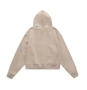 <b>Men's</b> Hoodies Sweatshirts Heavyweight <b>Pullover</b> Streetwear 100% Cotton Puff Printing Custom Oversized Hoodie for <b>Men</b> - Product Image 2