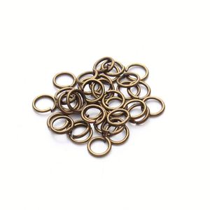 Custom Zinc Alloy Embossed Jewelry Jump Rings, Fashionable Promotional <b>Gift</b> for School Events - Product Image 1