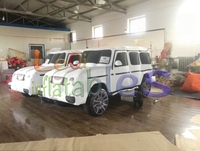 Modèle de voiture gonflable surdimensionné personnalisé pour l'affichage en salle d'exposition, ballon de voiture gonflable pour la promotion et la publicité d'événements