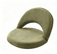 Banc de lecture pliable en velours côtelé avec éponge haute densité pour baie vitrée, balcon, ou comme chaise d'allaitement tatami